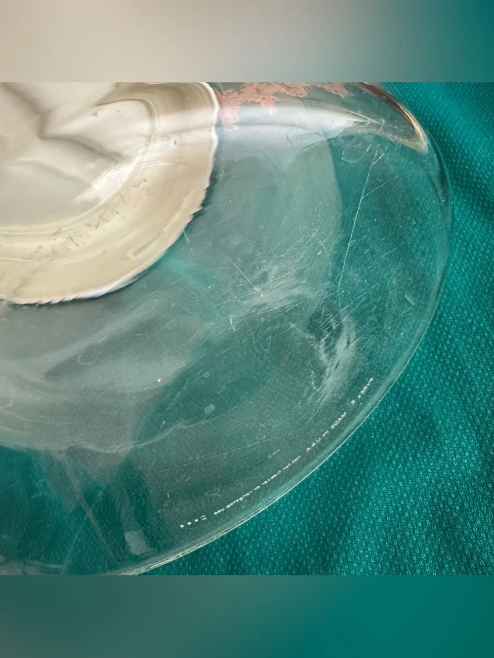 Vintage Pyrex Spice of Life circular storage canister with lid